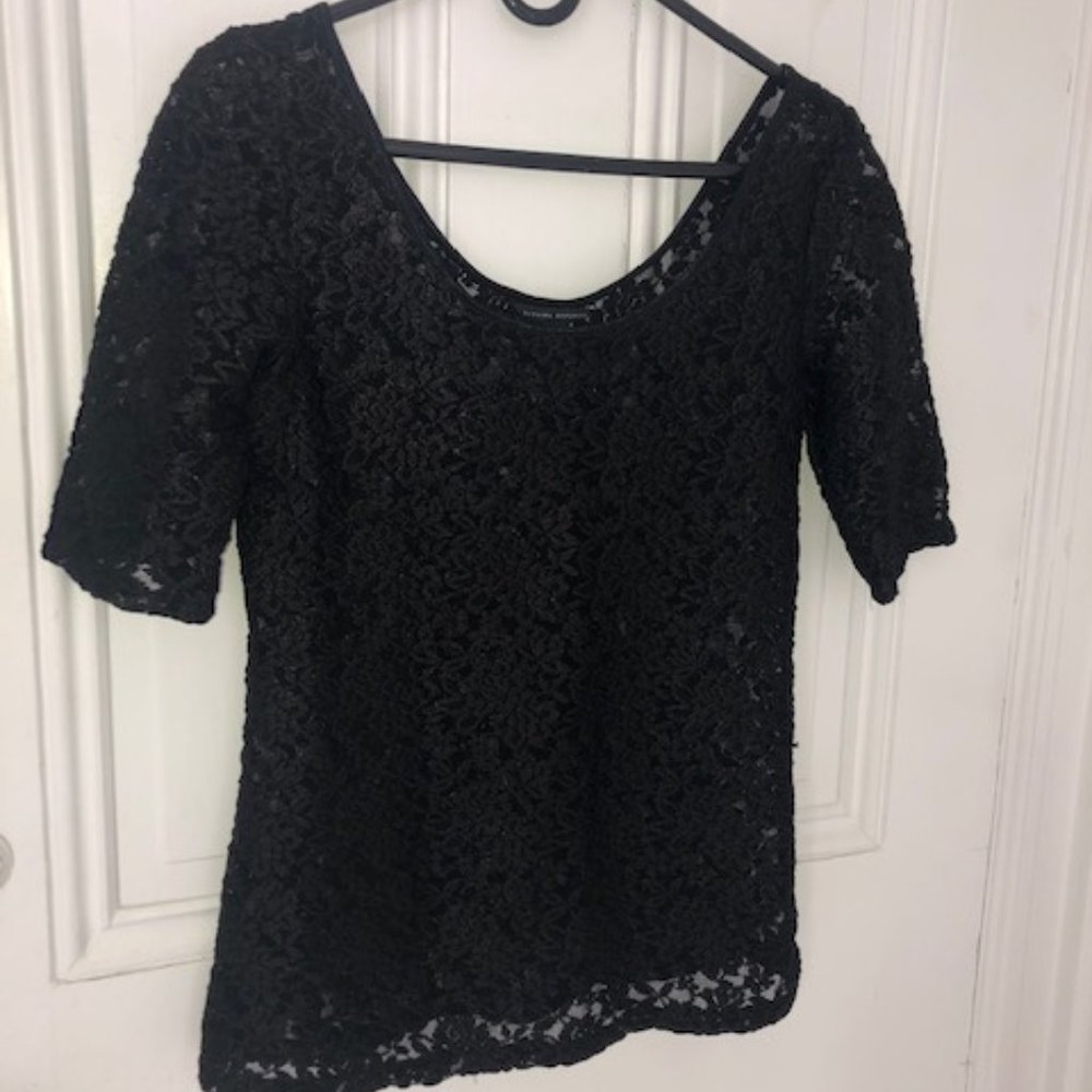 Black Lace Top